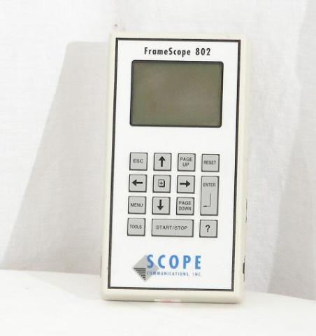 Framescope 802 network analyzer agilent