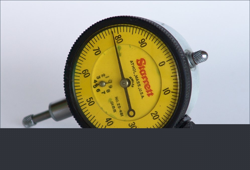 Starrett dial indicator no: 25-481 great dial no reserv