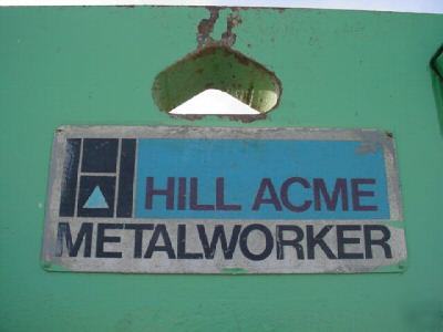 Hill acme #4 metalworker 50 ton
