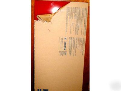 New 1/8 inch red acrylic plexiglass sheet 48 x 48 