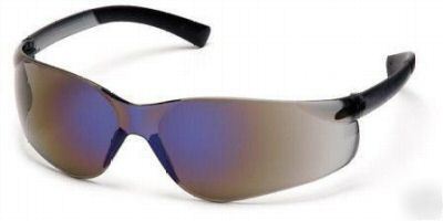 6 pyramex mini-ztek blue mirror sun & safety glasses